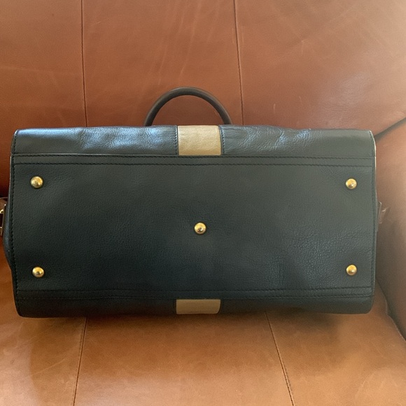 Yves Saint Laurent Tri-Color Leather Cabas Chyc Bag - Picture 8 of 14